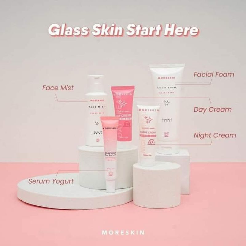 GLASD GLASN MORESKIN GLASKIN DAY NIGHT CREAM GLOWING CANTIK ALAMI ORIGINAL NASA