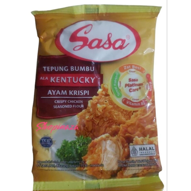 

[ 1 & 5pcs ] Tepung Bumbu Sasa ala Kentucky uk. 70gr - Ayam Krispi - Tepung Bumbu Ayam Crispy Ayam Kentucky dari Sasa