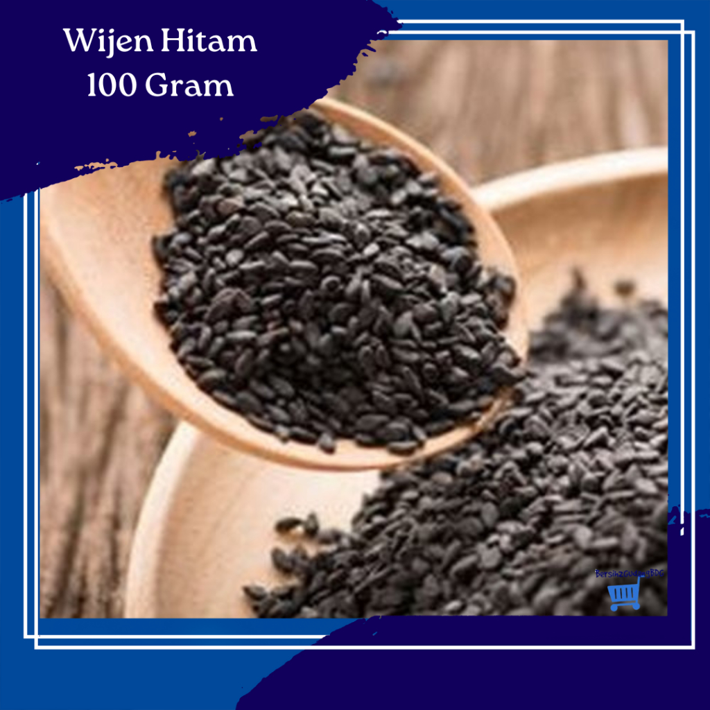 

Wijen Hitam Kualitas Premium 100 Gram / White Sesame Seed / Biji Wijen Putih Repack 100 Gr