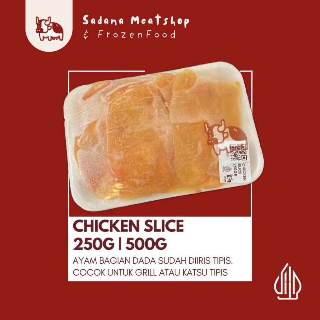 

Chicken Slice | Daging Ayam Slice 250gr 500gr 1000gr