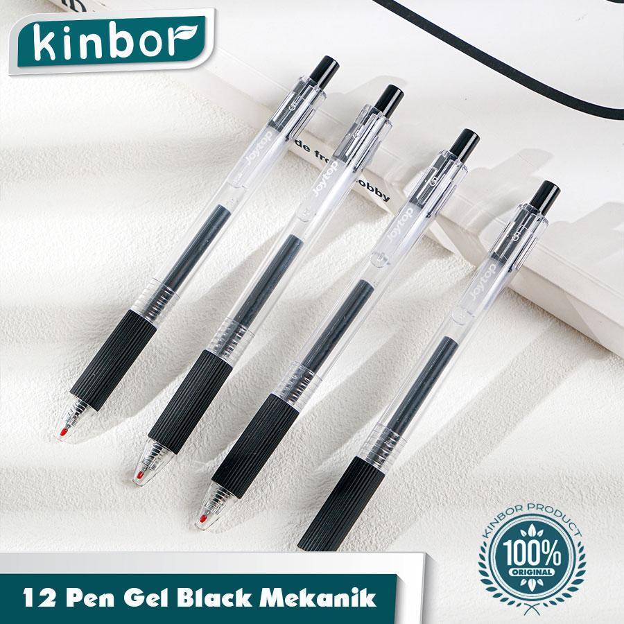 

Gel Pen Smooth /Pulpen Gel Mekanik 0.5mm Hitam 1 Pcs Merah Stationery