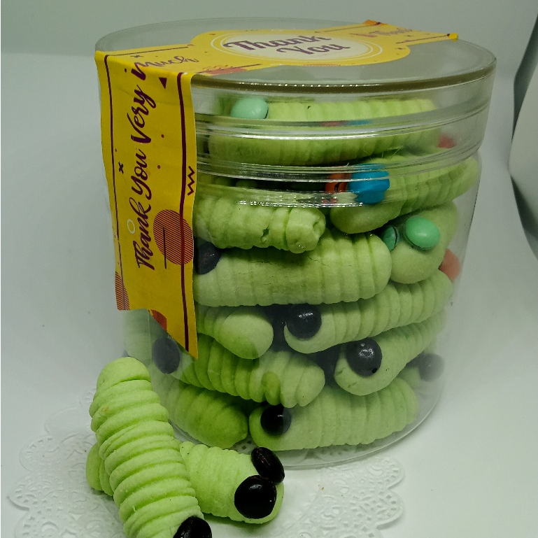 

Kue Baby Snack Hijau Renyah Original Manis Kue Lebaran 500 gr Isi Makanan Manis Kering - MANTUL SEJATI