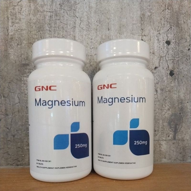 GNC magnesium 250 mg isi 90tablet