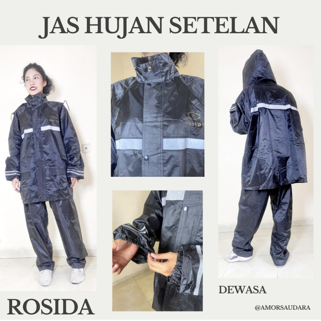JAS HUJAN/ JAS HUJAN SETELAN/ JAS HUJAN DEWASA/ JAS HUJAN ROSIDA/ JAS HUJAN ORIGINAL/ JAS HUJAN AWET
