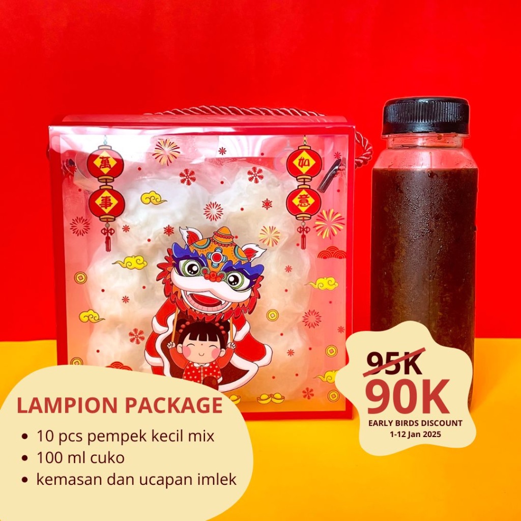 

[READY STOCK] Hampers Imlek Pempek - Lampion Package