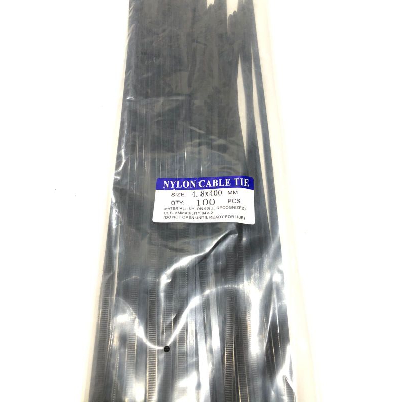 

Kabel Ties 4.8 x 400 mm 40 cm HITAM isi 100 PCS / Kabel Tie Tis 400mm 40cm