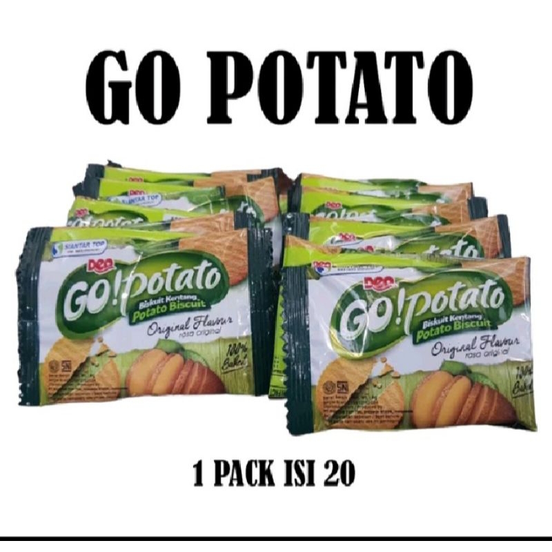 

Go POTATO BISKUIT kENTANG renteng isi 20 pcs