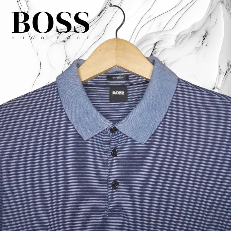 HUGO BOSS KAOS KERAH PRIA, KAOS POLO PRIA