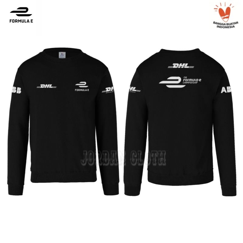 Sweater Jaket Hoodie Balap Formula E ABB FIA DHL