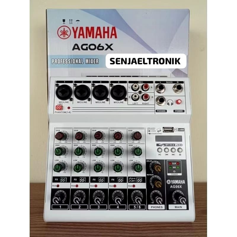 MIXER MINI YAMAHA AG06X/AUDIO MIXER 6 CHANNEL AG 06 X