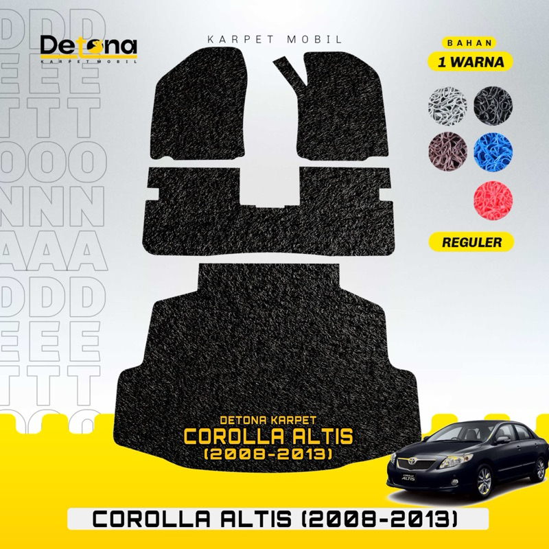 Karpet Mobil Mie TOYOTA COROLLA ALTIS 2008-2013 / Karpet Mie Mobil TOYOTA COROLLA ALTIS 2008-2013