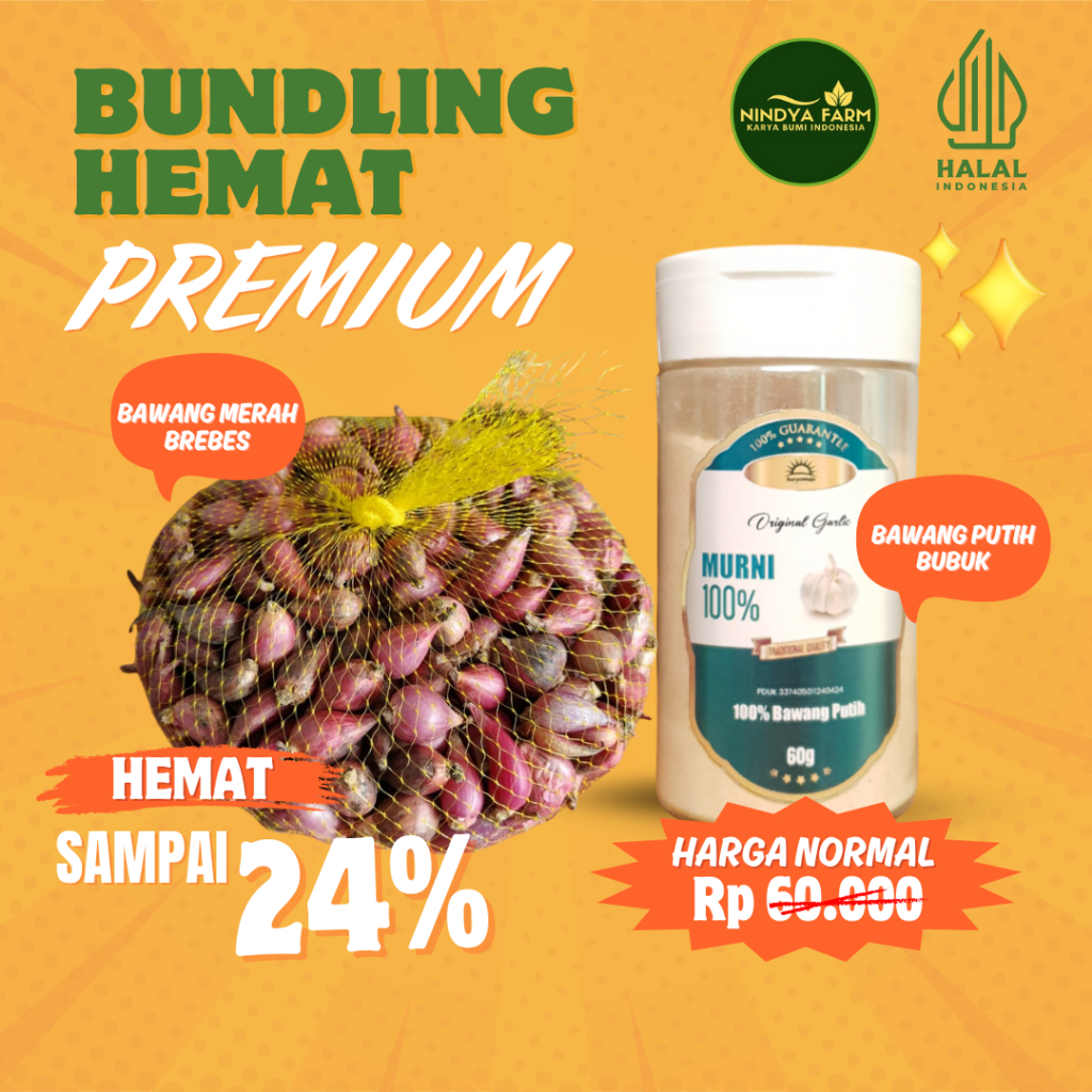 

BAWANG MERAH BREBES BUNDLING BAWANG PUTIH BUBUK