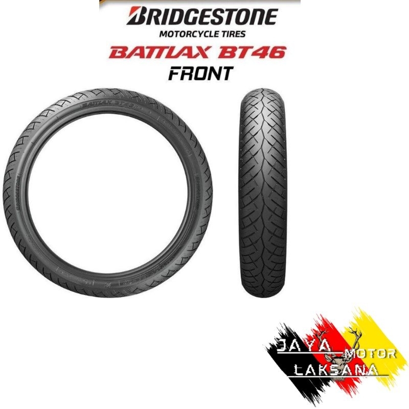 BAN BATTLAX BRIDGESTONE BT46 90/90 PRODUKSI TAHUN 2024 BAN BT-46 TYRES RACING RING 18 SIZE 90/90 APL