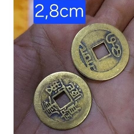 uang kepeng fengsui pis bolong cina diameter 2,8cm