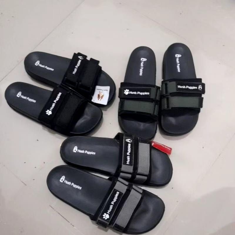 Sandal Slop Velcro Hush Puppies Pria Wanita/Hush Puppies/Sandal Slide Velcro Hush Puppies Pria Wanit