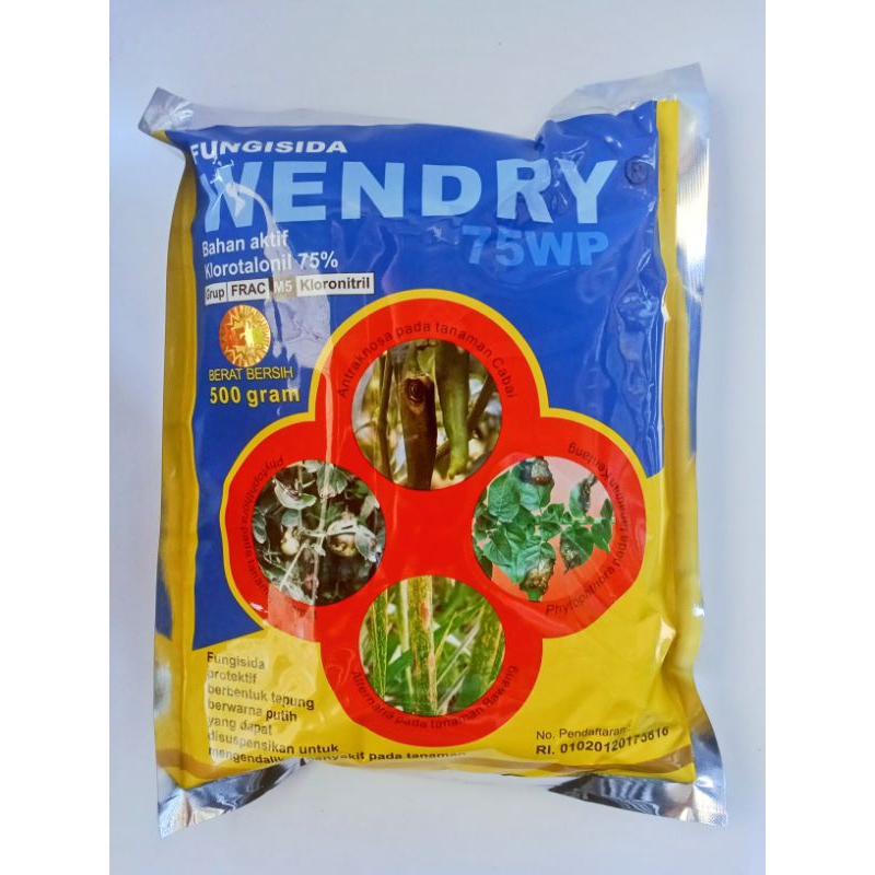 FUNGISIDA WENDRY 75 WP/KLOROTALONIL 75%/kemasan 1 kg