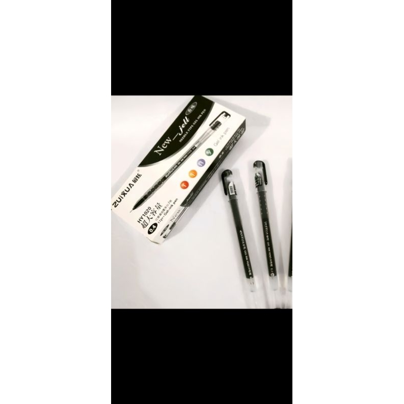 

SELUSIN (12biji)NEW GEL BOLPOINT ZUIXUA /bolpoint apel / bolpoint gel / 0.4mm gel pen zuixua