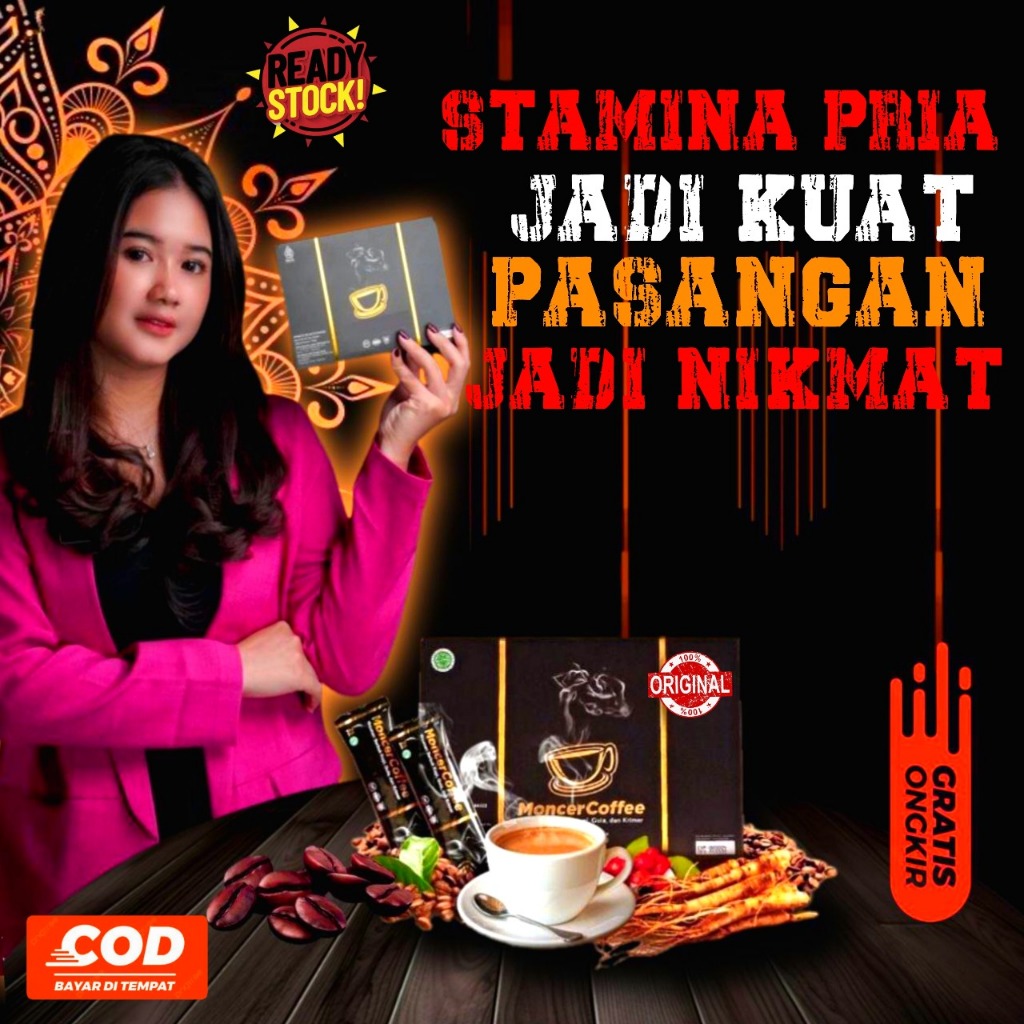 

KopiiMoncerr Original | Kopi Kuat Stamina Pria Tahan Lama 1 Box Isi 8 Sacet Aman Sudah BPOM Halal