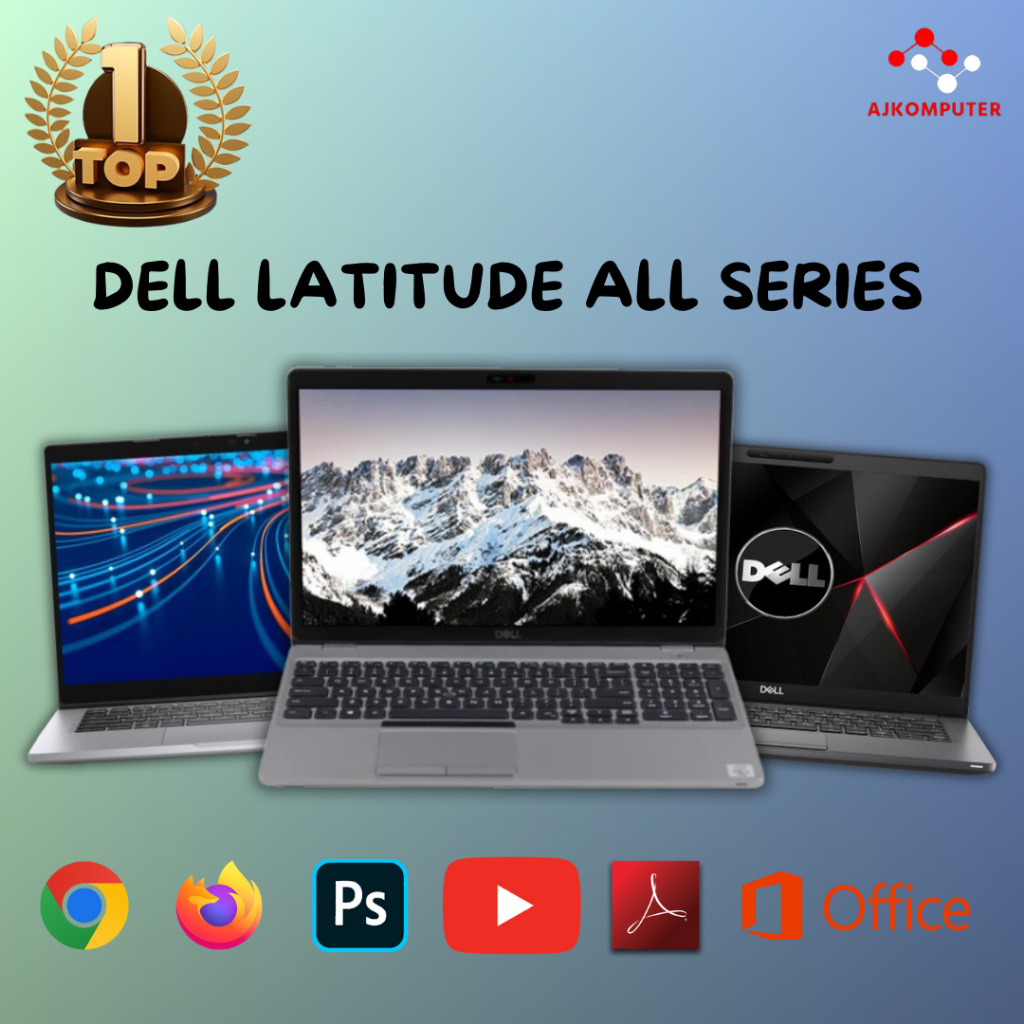 LAPTOP DELL LATITUDE INTEL CORE i3 / i5 / i7 SECOND MEWAH MULUS MURAH BERGARANSI