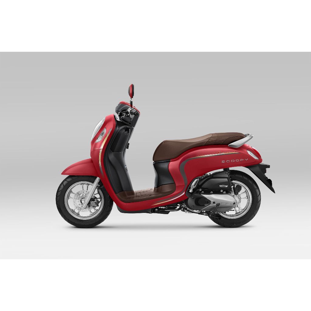 Candytone Red Honda Scoopy + Undercoat Crystal Silver untuk Repaint Motor Scoopy Red Stylish 2024