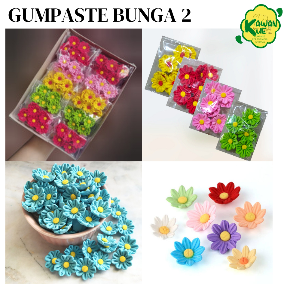 

Gumpaste Bunga 2 - Hiasan Kue Motif Bunga