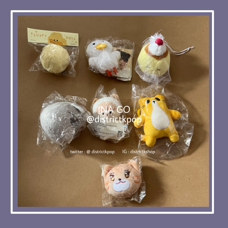 [READY STOCK] KEYRING DOLL STRAY KIDS CHEESE PUDDING LEE KNOW BANGCHAN FELIX YENA IZONE DOLL