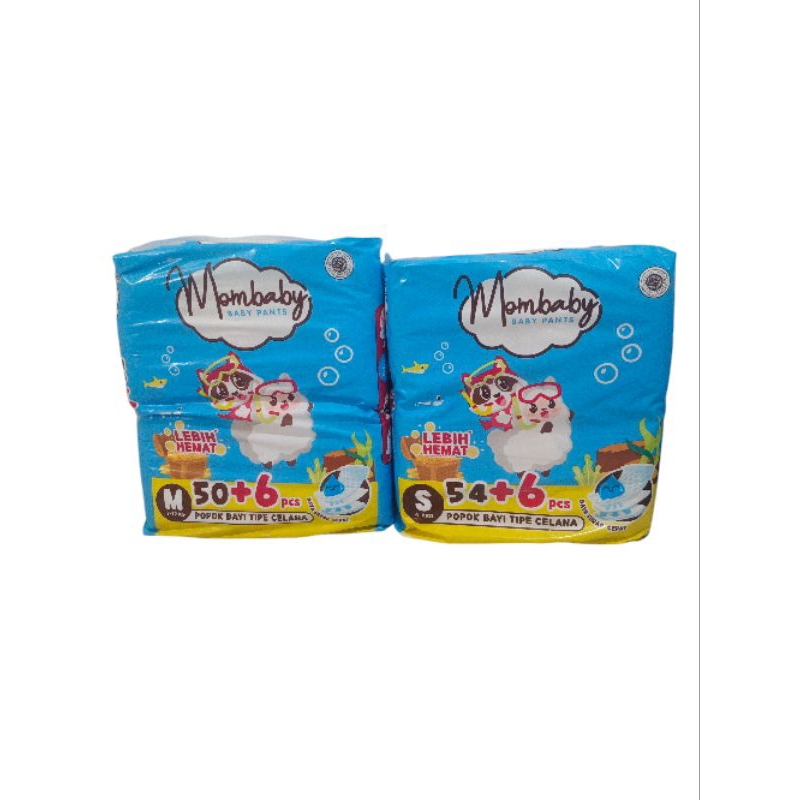 Mombaby Pants Popok Celana S54 M50