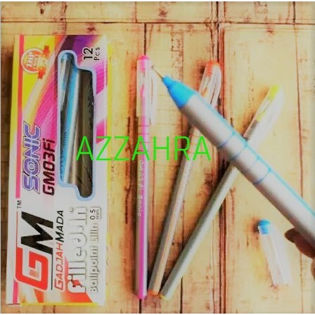 

(12PCS) Bulpen Murah GM SONIC, BALLPOINT, PULPEN