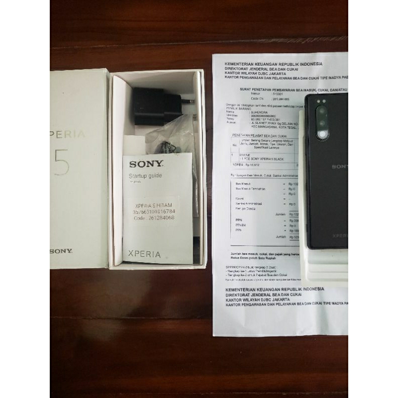 Sony xperia 5 imei beacukai