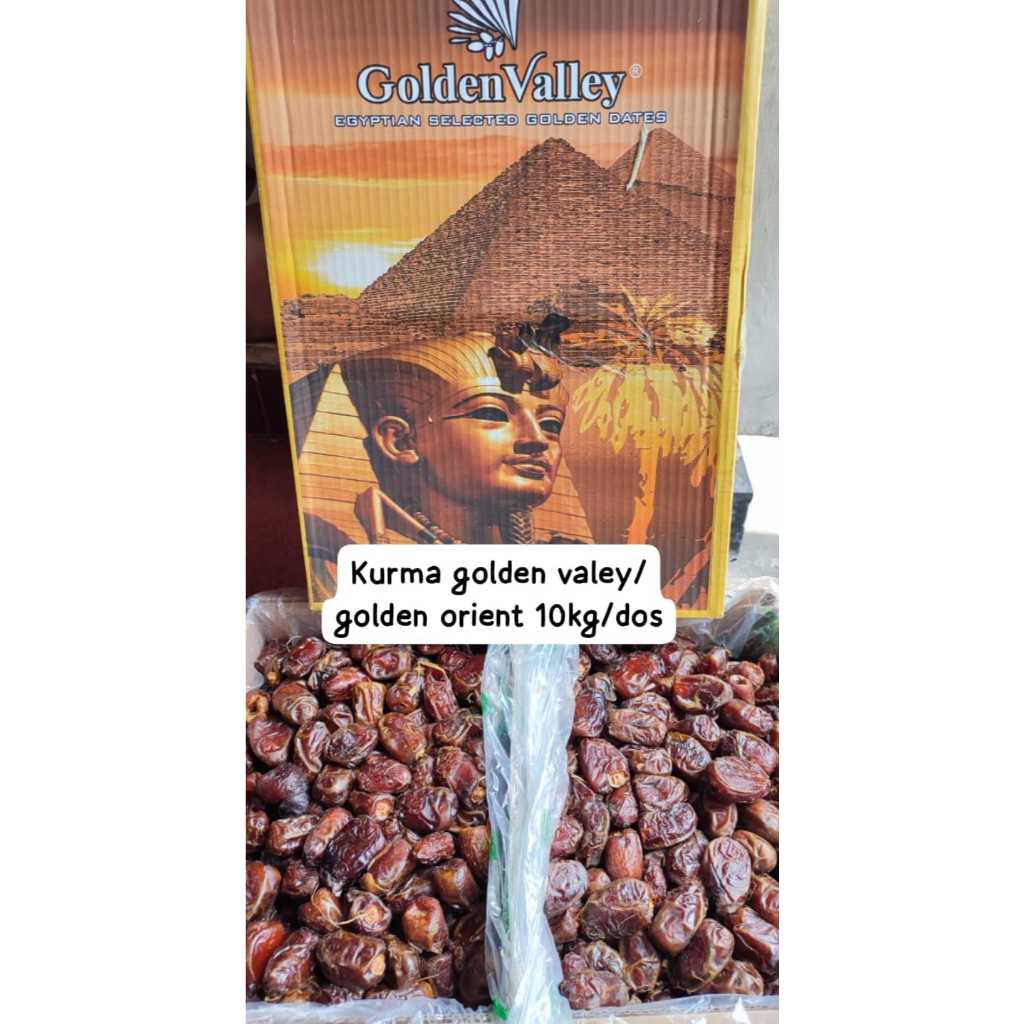 

Kurma Golden Valley 10kg / Kurma Mesir Madu 10kg