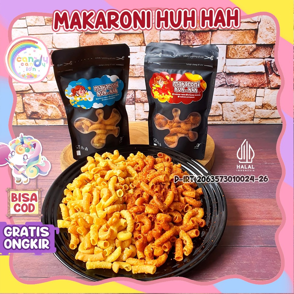 

Macaroni HUH HAH / camilan kering makaroni