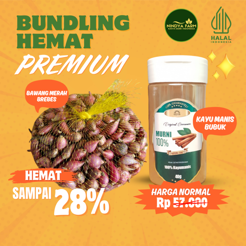 

BAWANG MERAH BREBES BUNDLING KAYU MANIS BUBUK