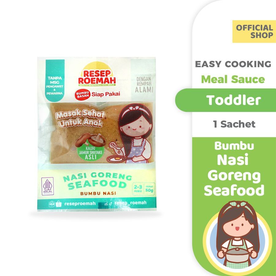 

Resep Roemah / Bumbu Nasi / Nasi Goreng Seafood / Bumbu Instant Anak - 50g