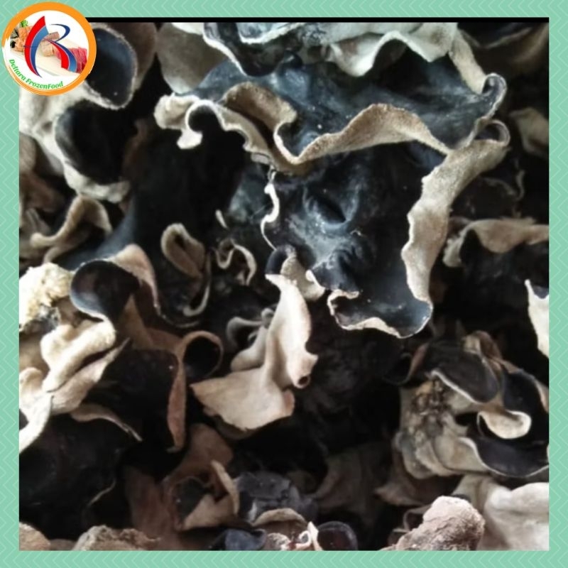 

Jamur Kuping Hitam Putih SU Brand 100gr / White Black Fungus SU-HP 100 gr