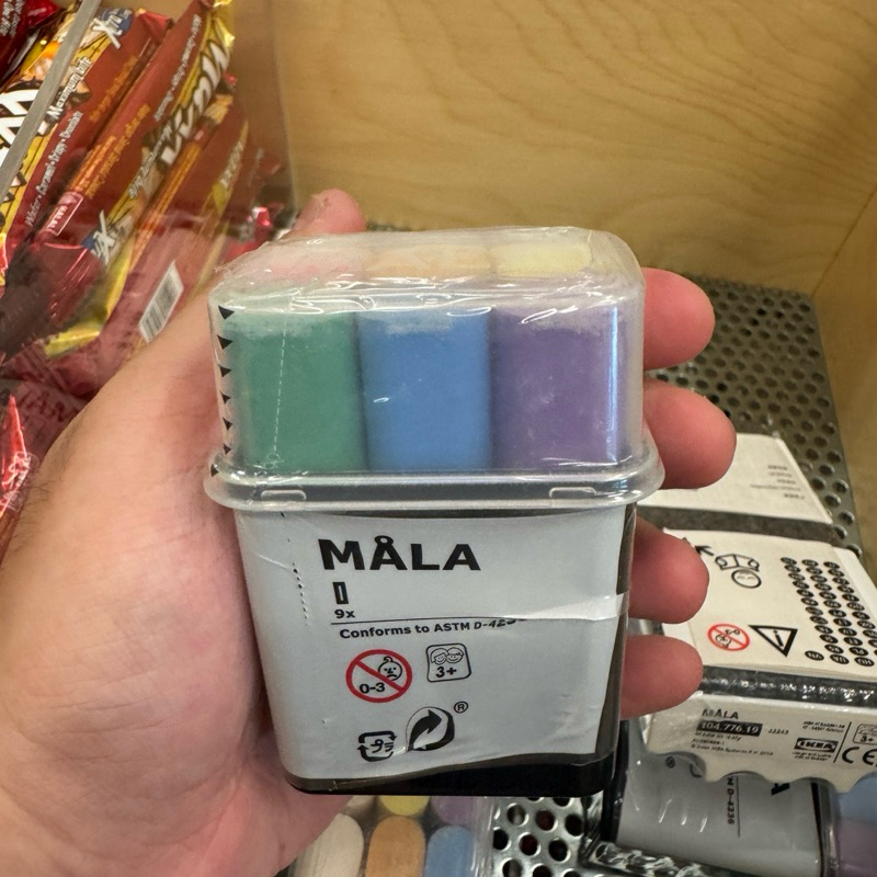

Kapur Tulis Warna Warni IK3A Mala Set 9 pcs Dengan Kotak