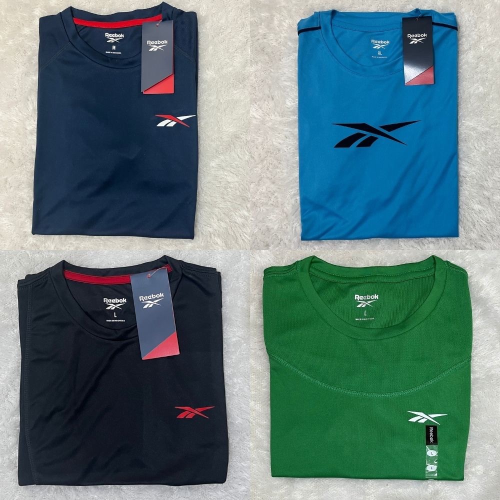 SALE 70% Reebok Original Tshirt Kaos Dry Fit Men Pria Cowok Lengan Pendek