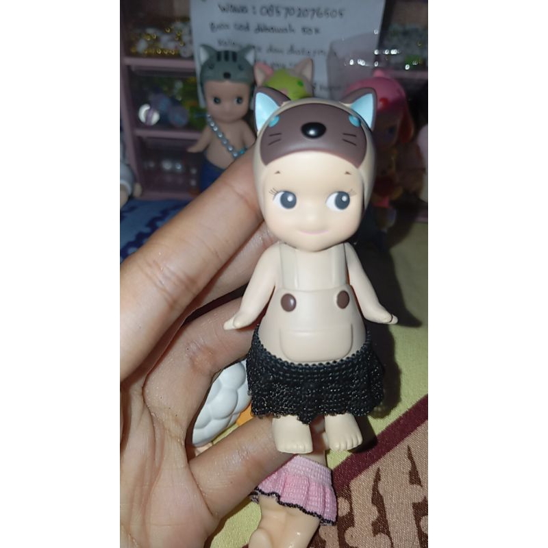 Sonny angel hippers dreaming, animal, cherry blossom, gift of love dan figure cat life