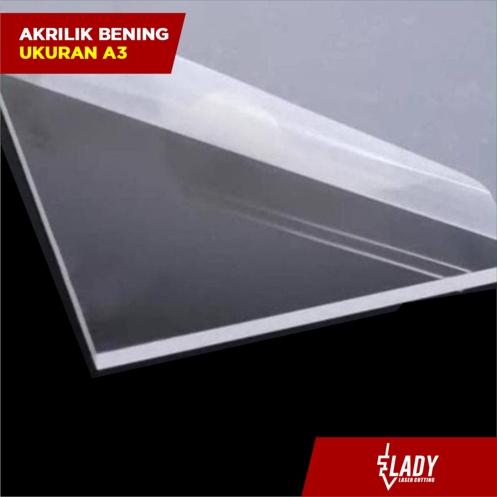 

Akrilik Bening Ukuran A3 Ketebalan 2mm