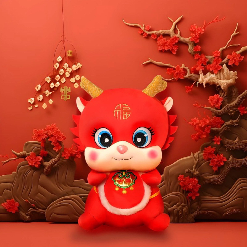 boneka shio Naga / Boneka Hiasan Imlek Bayi Naga