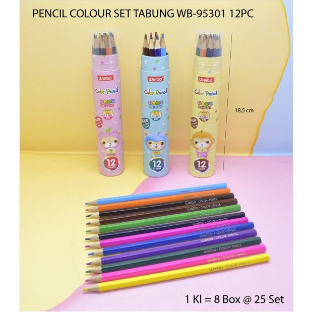 

WEIBO PENCIL COLOR SET TABUNG