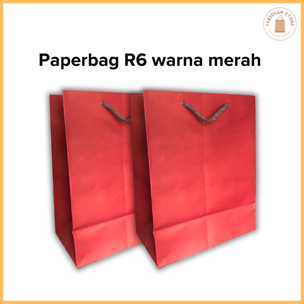 

PAPER BAG R6 MERAH POLOS MURAH 20 X 11 X 25 / TAS KADO / TAS KERTAS POP MIE DAN MINUMAN