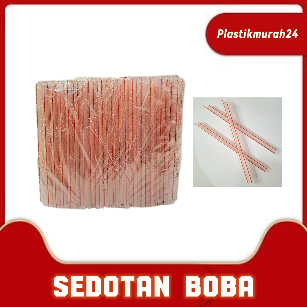 Sedotan Boba 8 ml / Sedotan Boba salur / Sedotan 8 ml