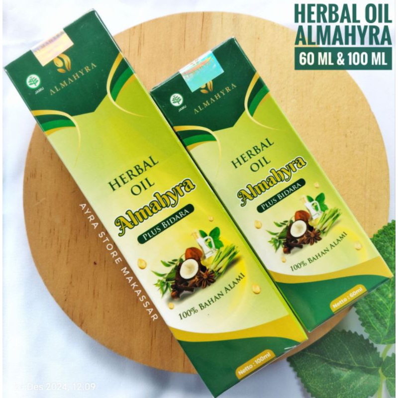 HOA Herbal Oil Almahyra Plus Bidara Minyak Urut 60 mL dan 100 mL