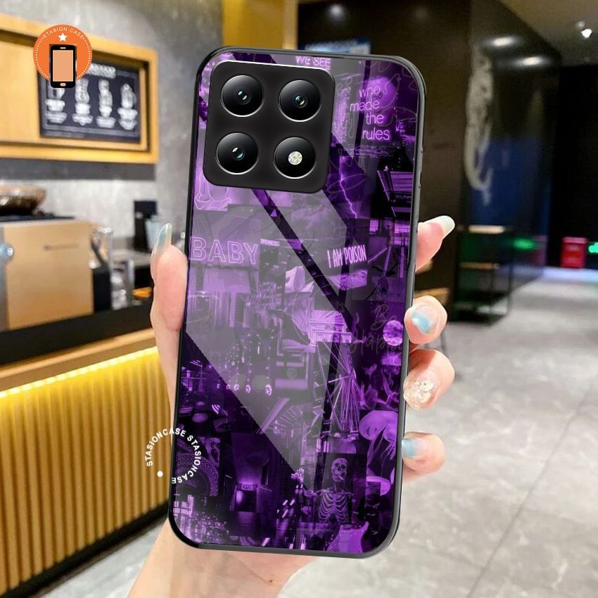 STC_Softcase glass Xiaomi Redmi 14T Terbaru Casing hp redmi xiomi pelindung belakang kesing handphon