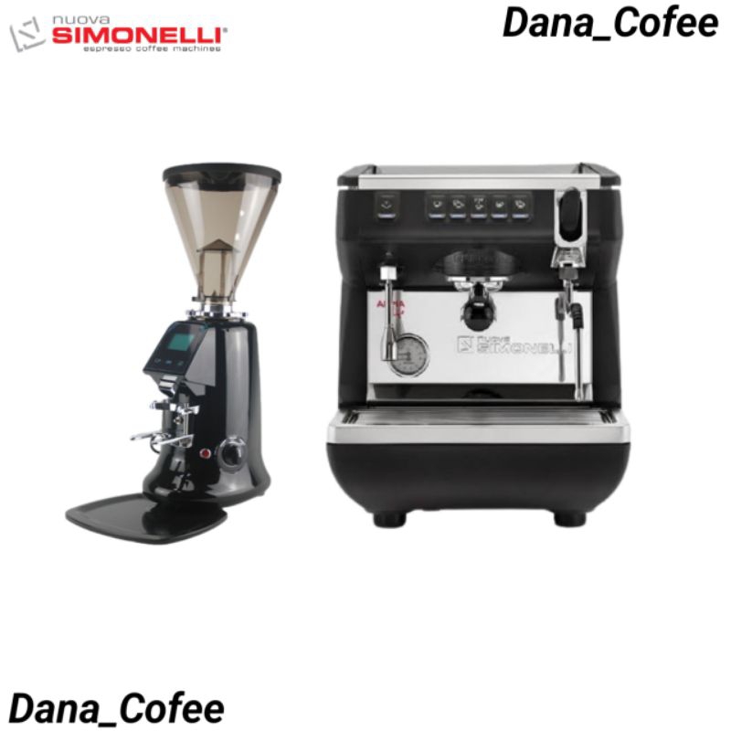 Paket Mesin Kopi Espresso Simonelli Appia Life Volumetric 1 group Free Grinder Maquinos E65 T
