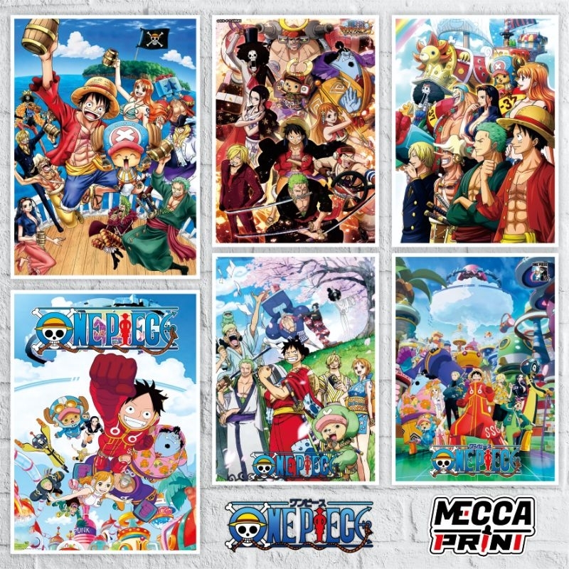 Poster ONE PIECE - Poster Anime Ukuran A4+