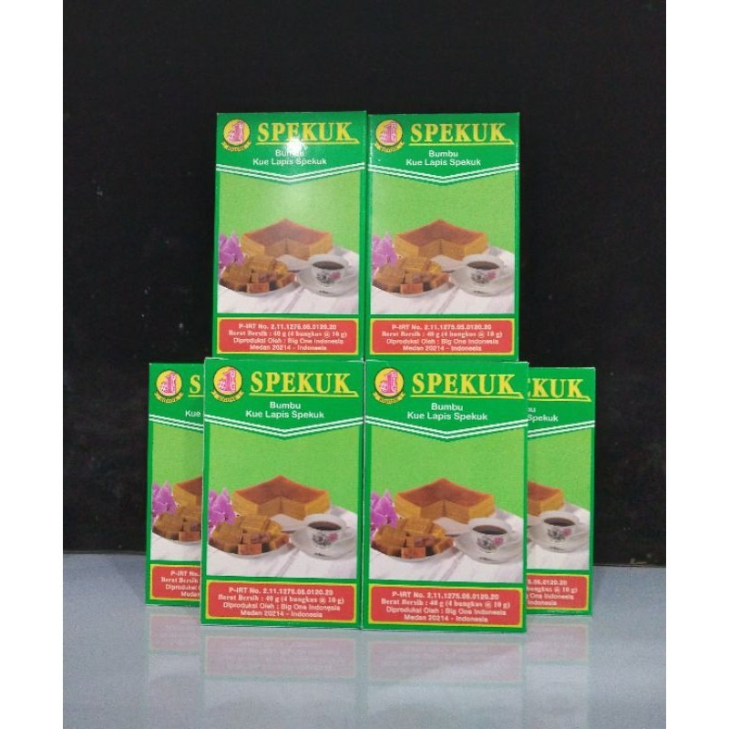 

SPEKUK Bumbu Kue Lapis Surabaya sachet (4 bks x 10 gr)