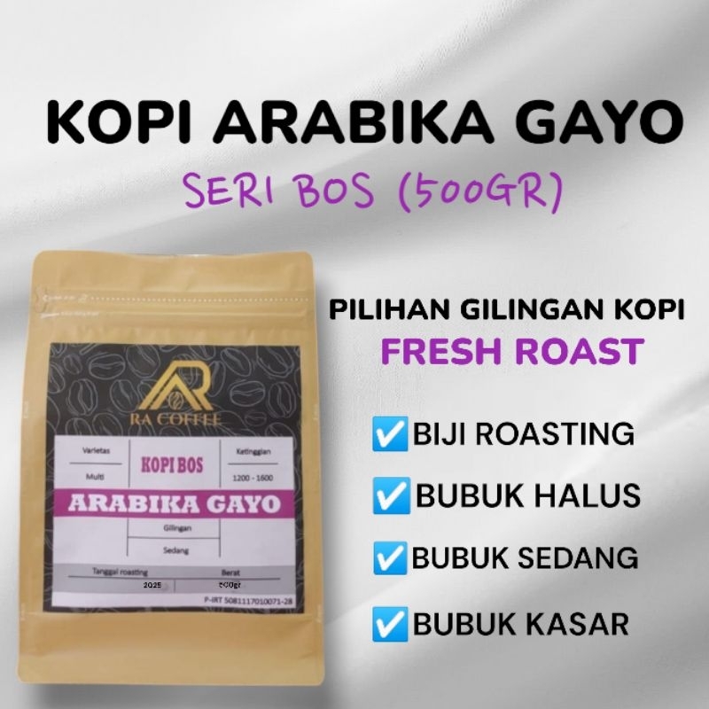 

KOPI ARABIKA GAYO SERI (KOPI BOS) /500GR