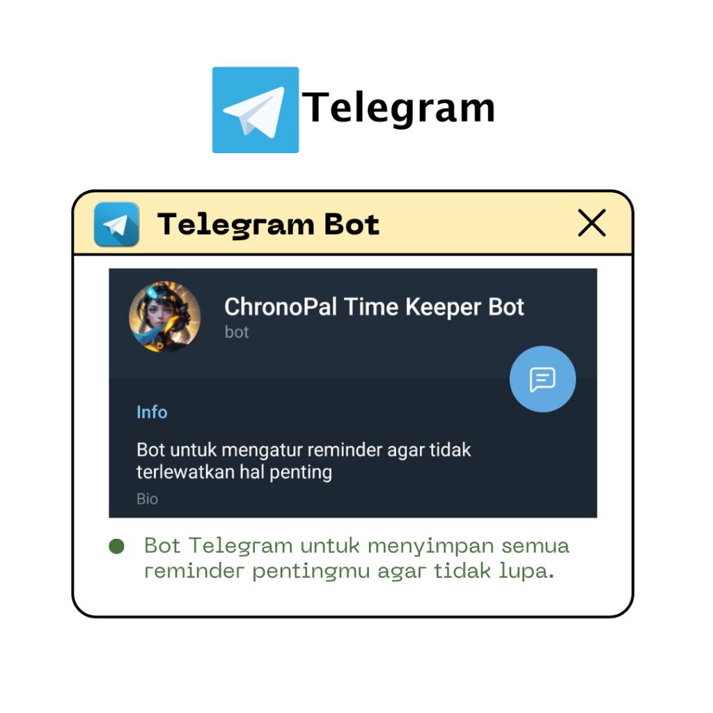 Bot Telegram Pengingat/Timekeeper/Reminder