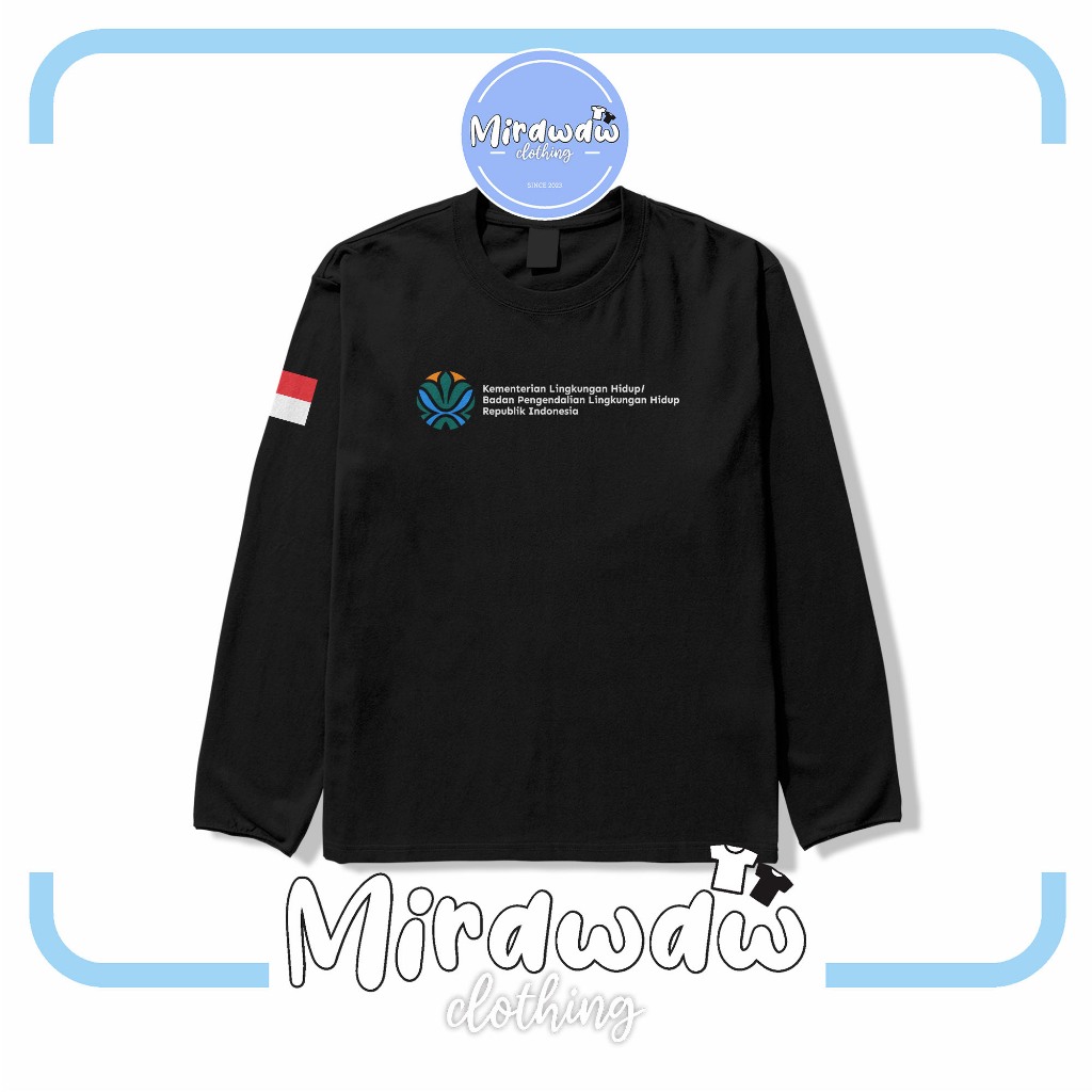 Kaos Logo Kementerian Lingkungan Hidup , Badan Pengendalian Lingkungan Hidup Republik Indonesia Leng